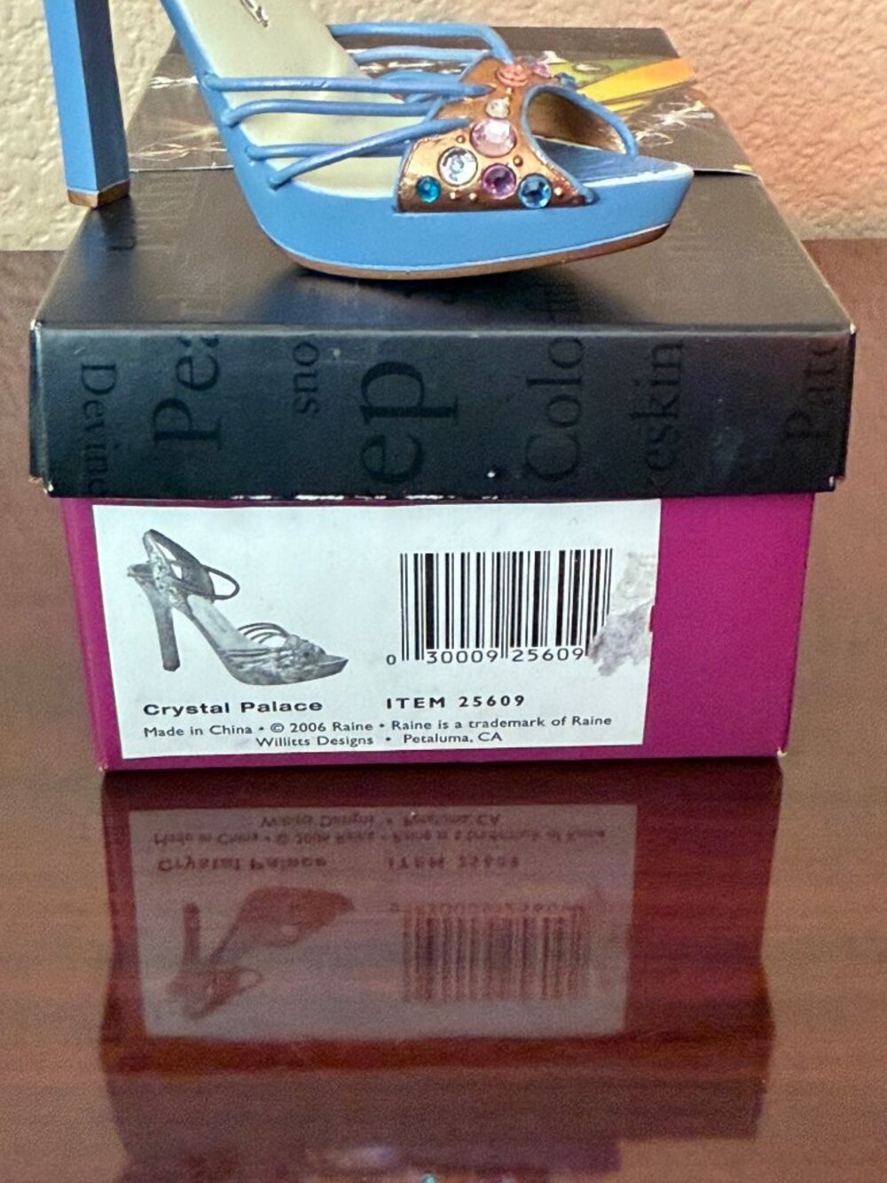 2006 Just the Right Shoe by Raine “Crystal Palace” Mini Shoe Figurine NEW - Picture 14 of 14